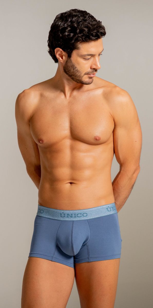 Teal CITYBOYZ★USA Unico Classic Trunk featuring a comfortable waistband and smooth fabric, designed for everyday wear.