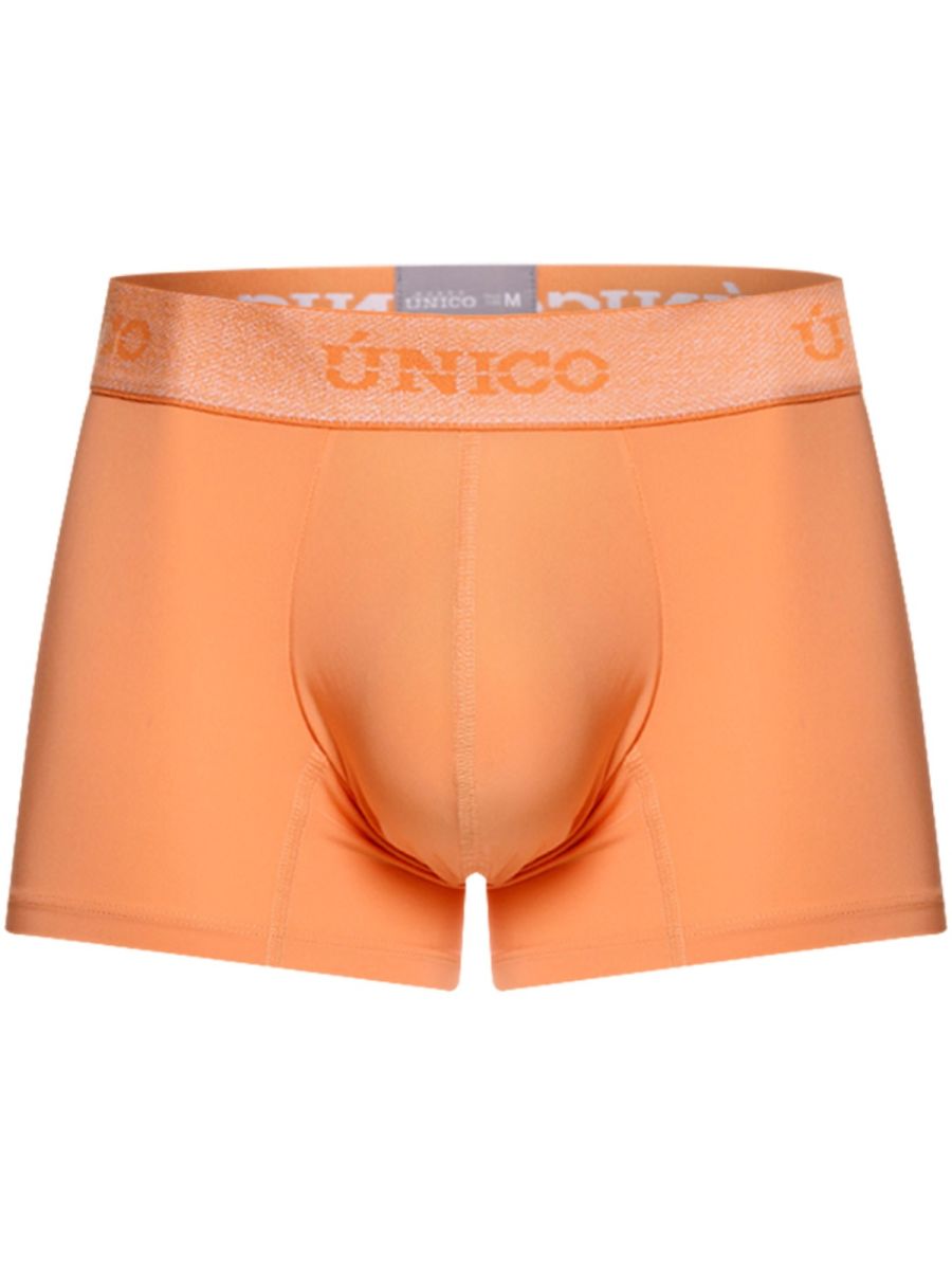 Apricot-colored Unico Classic Trunk by CITYBOYZ★USA, showing soft fabric and waistband design.