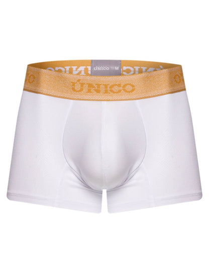 White Unico Amber trunk by CITYBOYZ★USA, showing a spacious fabric storage trunk with sturdy handles and a sleek design.