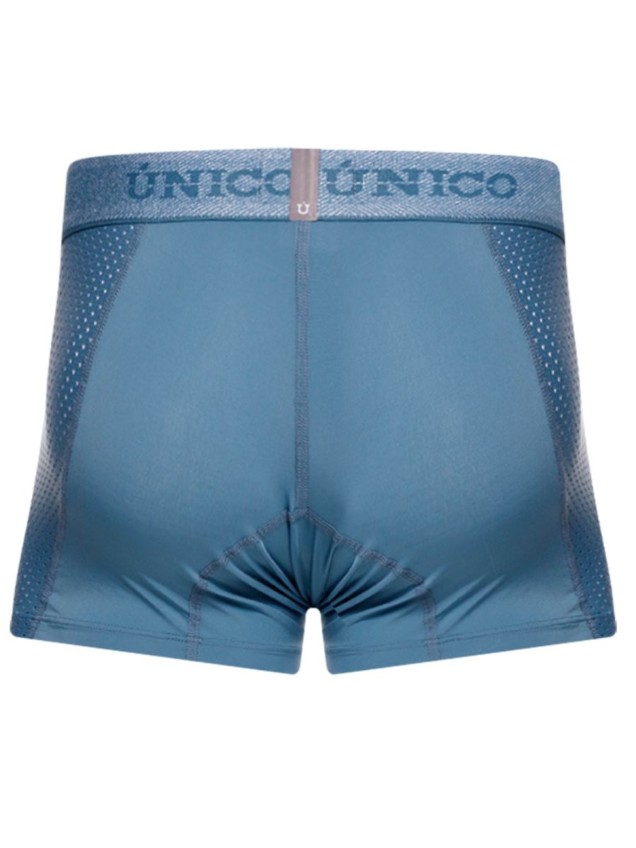 Blue Unico Classic Trunk by CITYBOYZ★USA, showcasing the durable fabric and classic design of men’s trunks.