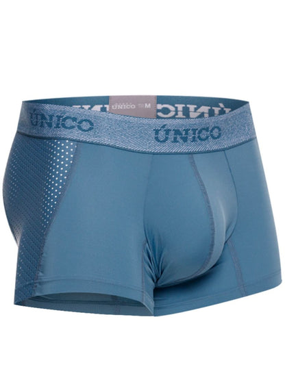 Blue Unico Classic Trunk by CITYBOYZ★USA, showcasing its comfortable fit and stylish design in a detailed product image.