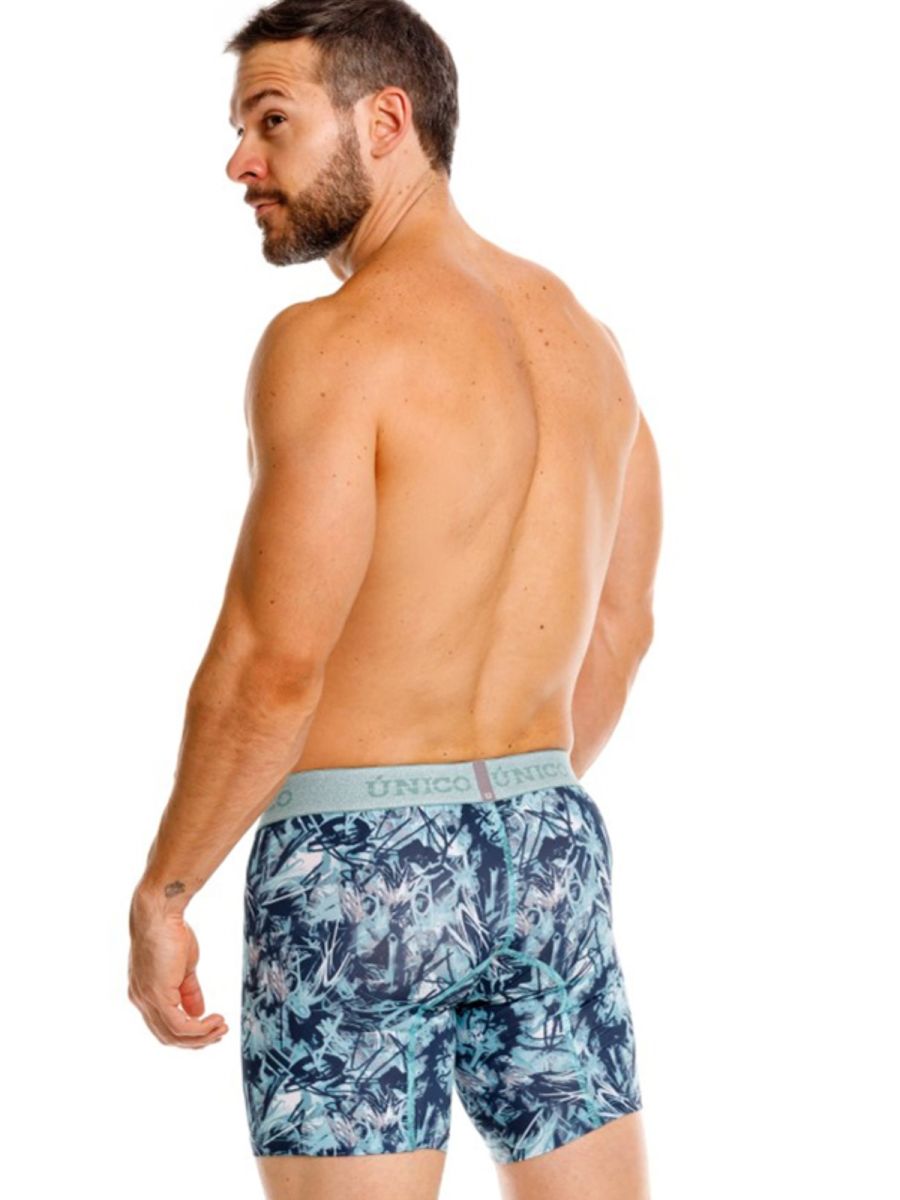 Blue Unico Tags Boxer Brief by CITYBOYZ★USA, fitted and comfortable men's boxer briefs with branded waistband.
