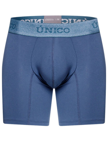 Teal Unico Classic Boxer Brief by CITYBOYZ★USA, close-up showing comfortable fit and soft fabric waistband.