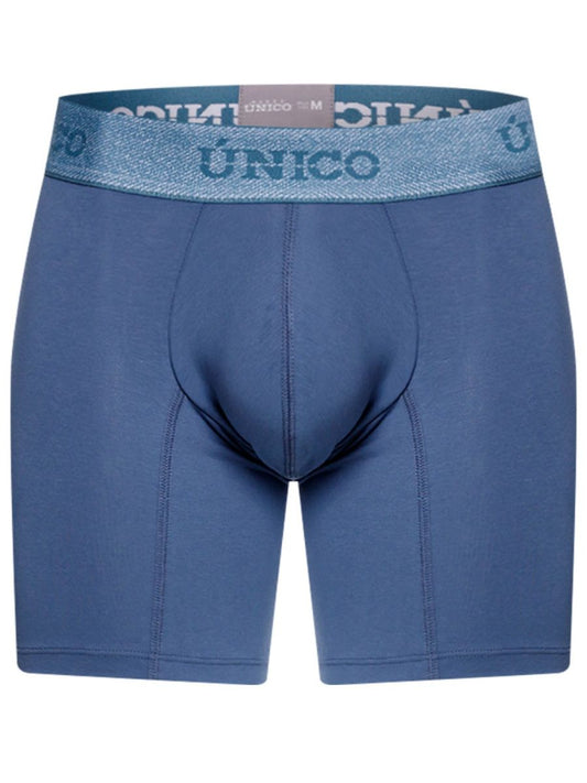 Teal Unico Classic Boxer Brief by CITYBOYZ★USA, close-up showing comfortable fit and soft fabric waistband.