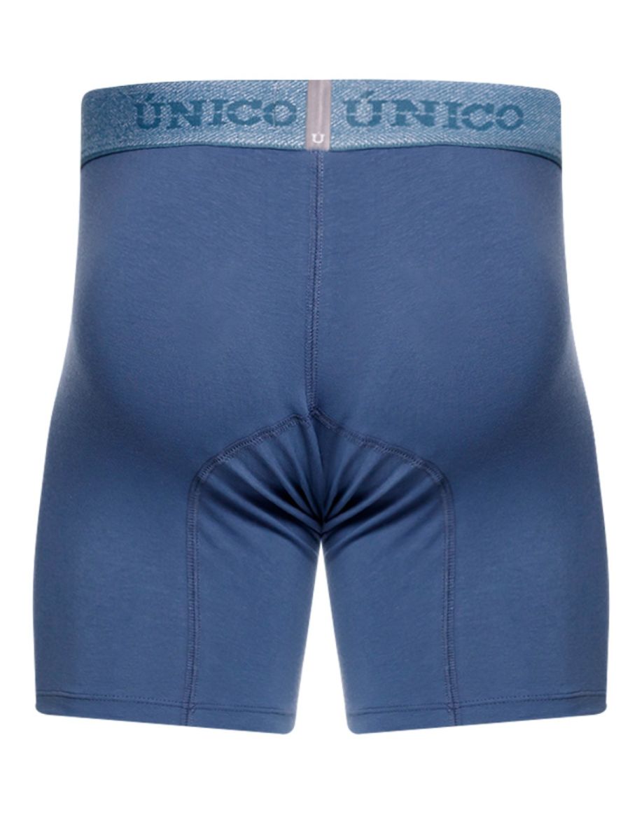 Teal Unico Classic Boxer Brief by CITYBOYZ★USA, showing a comfortable fit and seamless waistband on white background.