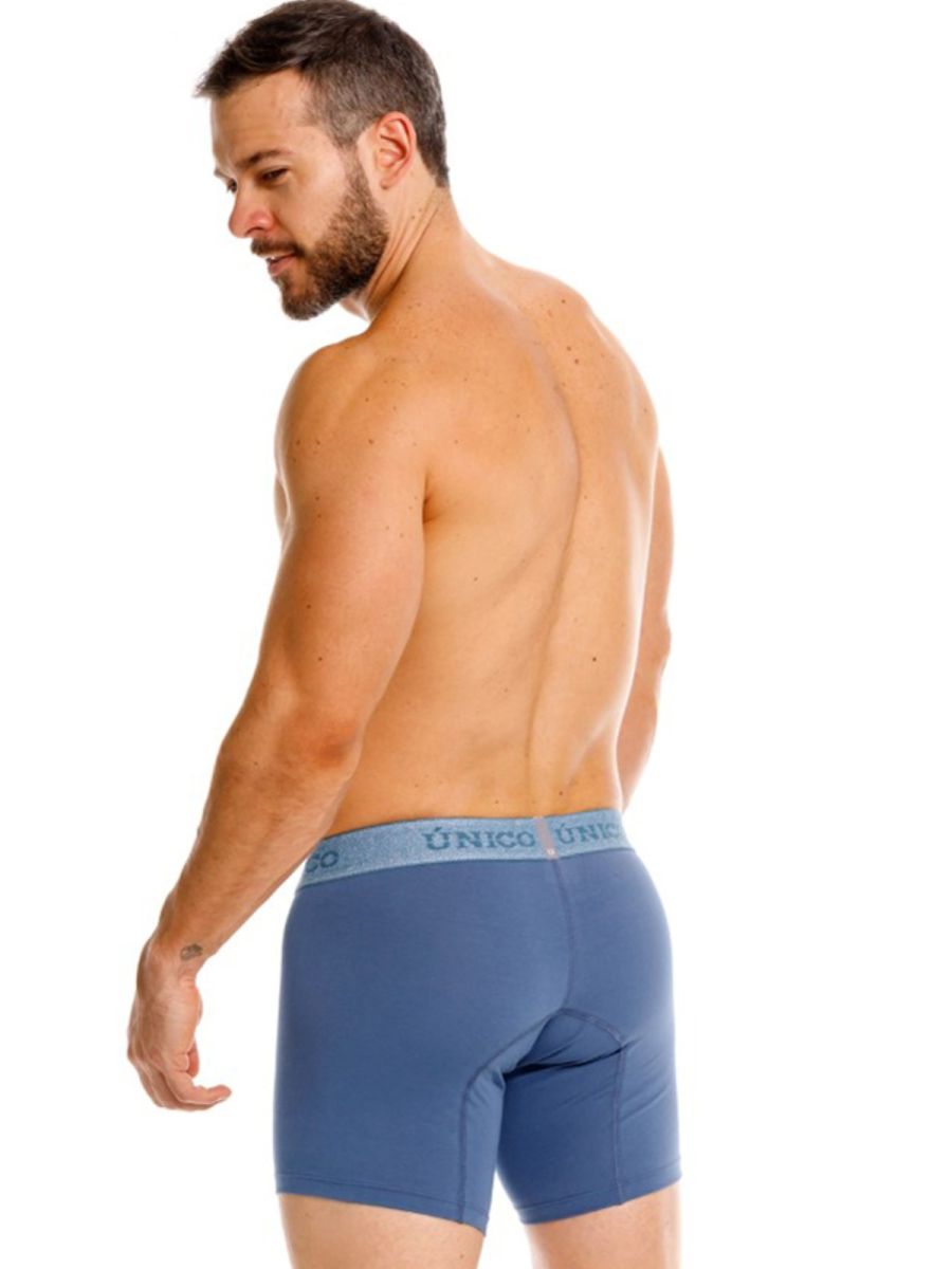Teal CITYBOYZ★USA Unico Classic Boxer Brief showing soft fabric and snug fit for comfortable everyday wear.