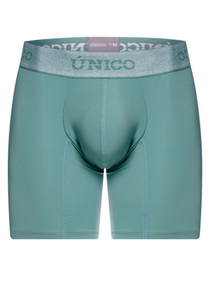 Green Unico ceramic boxer brief by CITYBOYZ★USA, shown in close-up with a comfortable fit and smooth fabric.