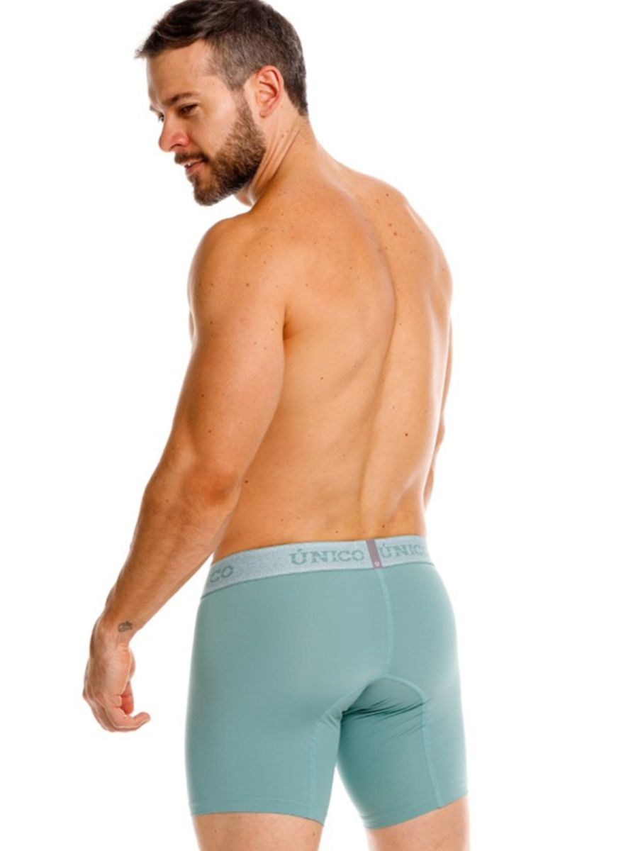 Green Unico ceramic boxer brief by CITYBOYZ★USA, showing the snug fit and comfortable waistband.