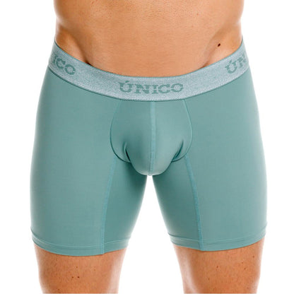 Green Unico ceramic boxer brief by CITYBOYZ★USA, showing the comfortable fit and fabric texture of the men's underwear.