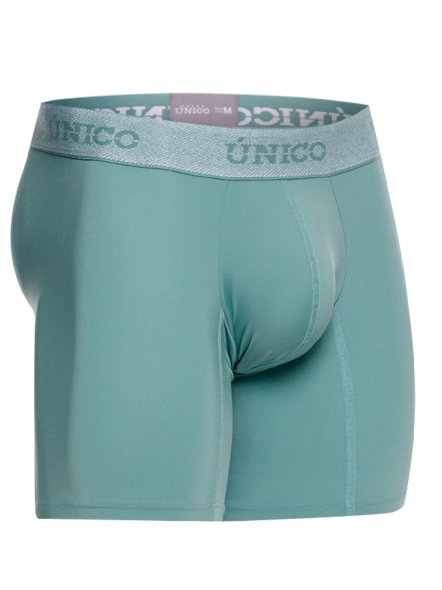 Green Unico ceramic boxer brief by CITYBOYZ★USA, showing the snug fit and soft fabric design.