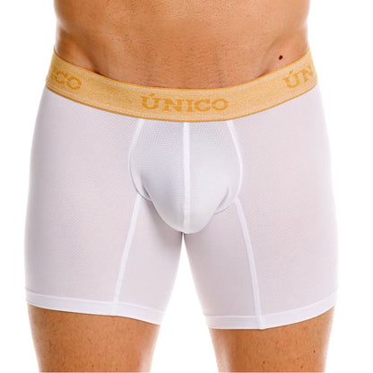 Unico Amber Boxer Brief by CITYBOYZ★USA featuring white fabric, snug fit, and comfortable waistband for men's underwear.