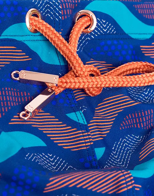 CityBoyz USA 2Eros Ocean Print Swim Brief V10 with vibrant blue ocean design and comfortable fit, perfect for beach or pool.