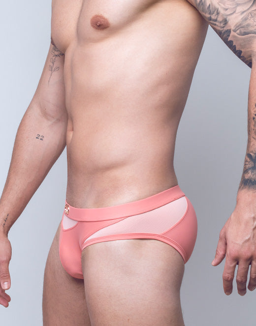 Black swim brief from CITYBOYZ★USA's 2Eros BLK Label No.6 collection, featuring a sleek, fitted design for swimwear.