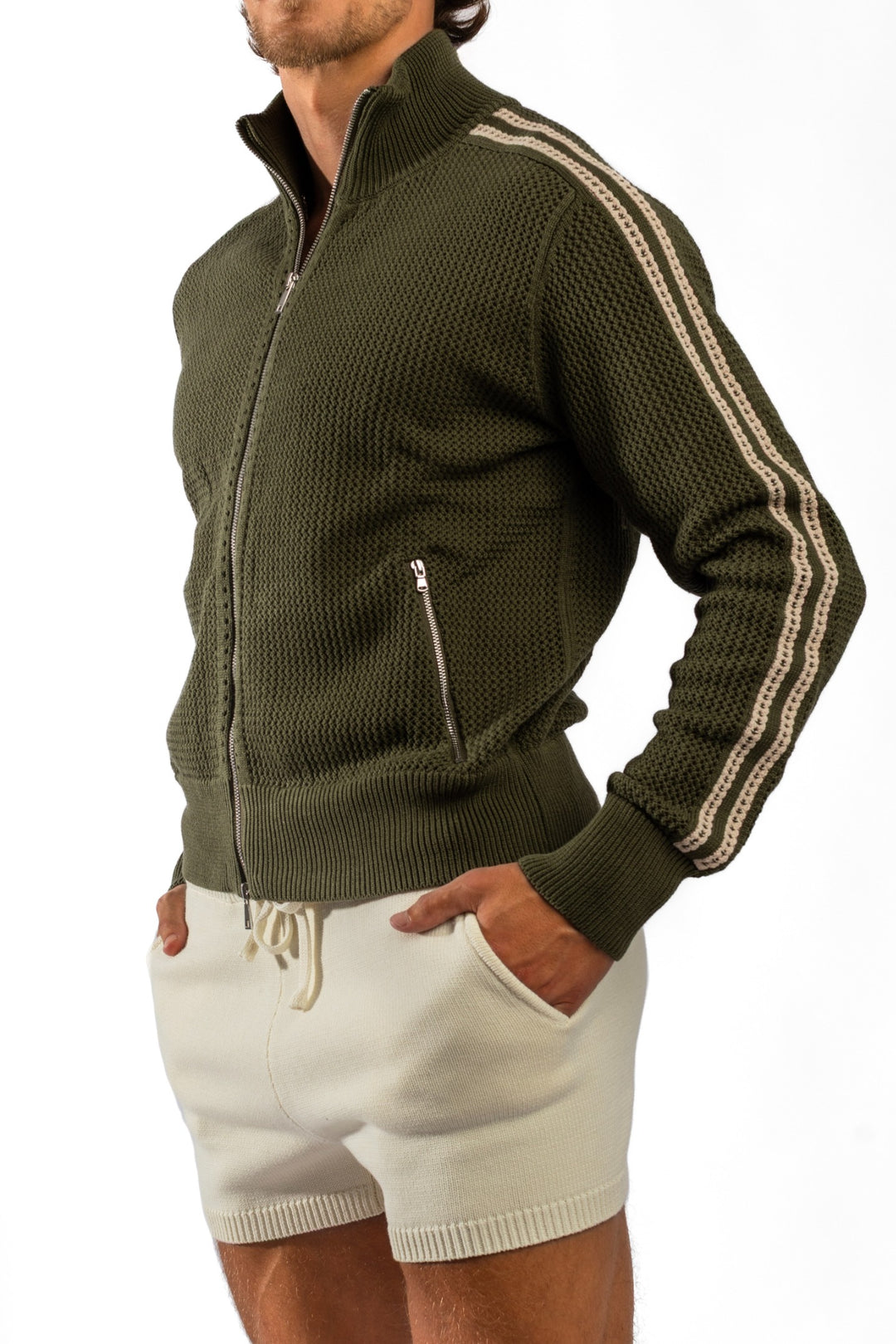 Jack Adams Timberline Cotton Knit Zip Up