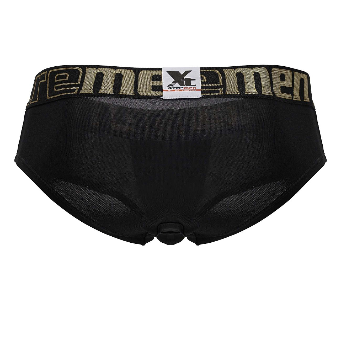 Black Xtremen microfiber brief by CITYBOYZ★USA, showcasing a sleek, comfortable men's underwear design with smooth fabric.