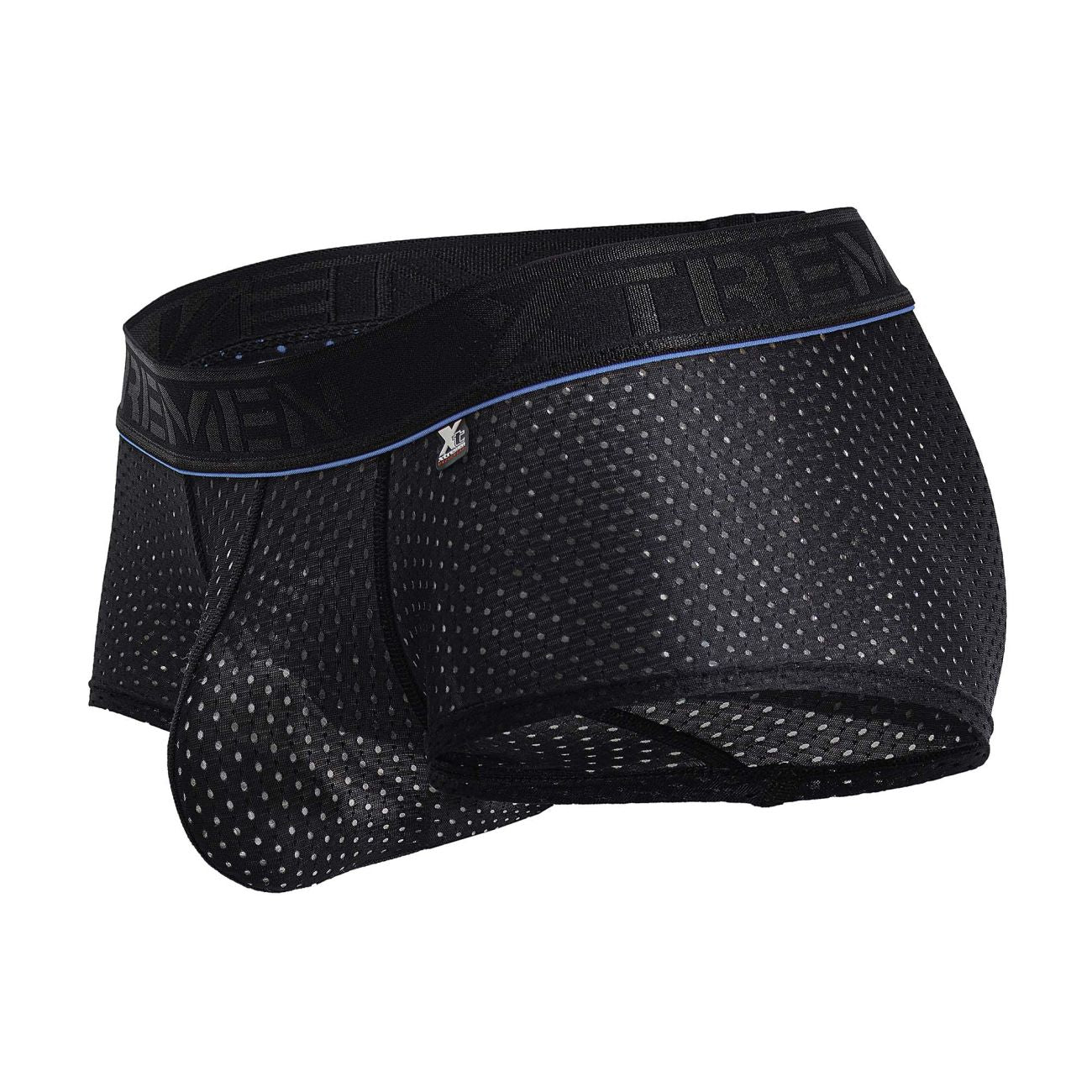 Black Xtremen microfiber trunk by CITYBOYZ★USA, featuring sleek fabric and comfortable fit, designed for everyday wear.