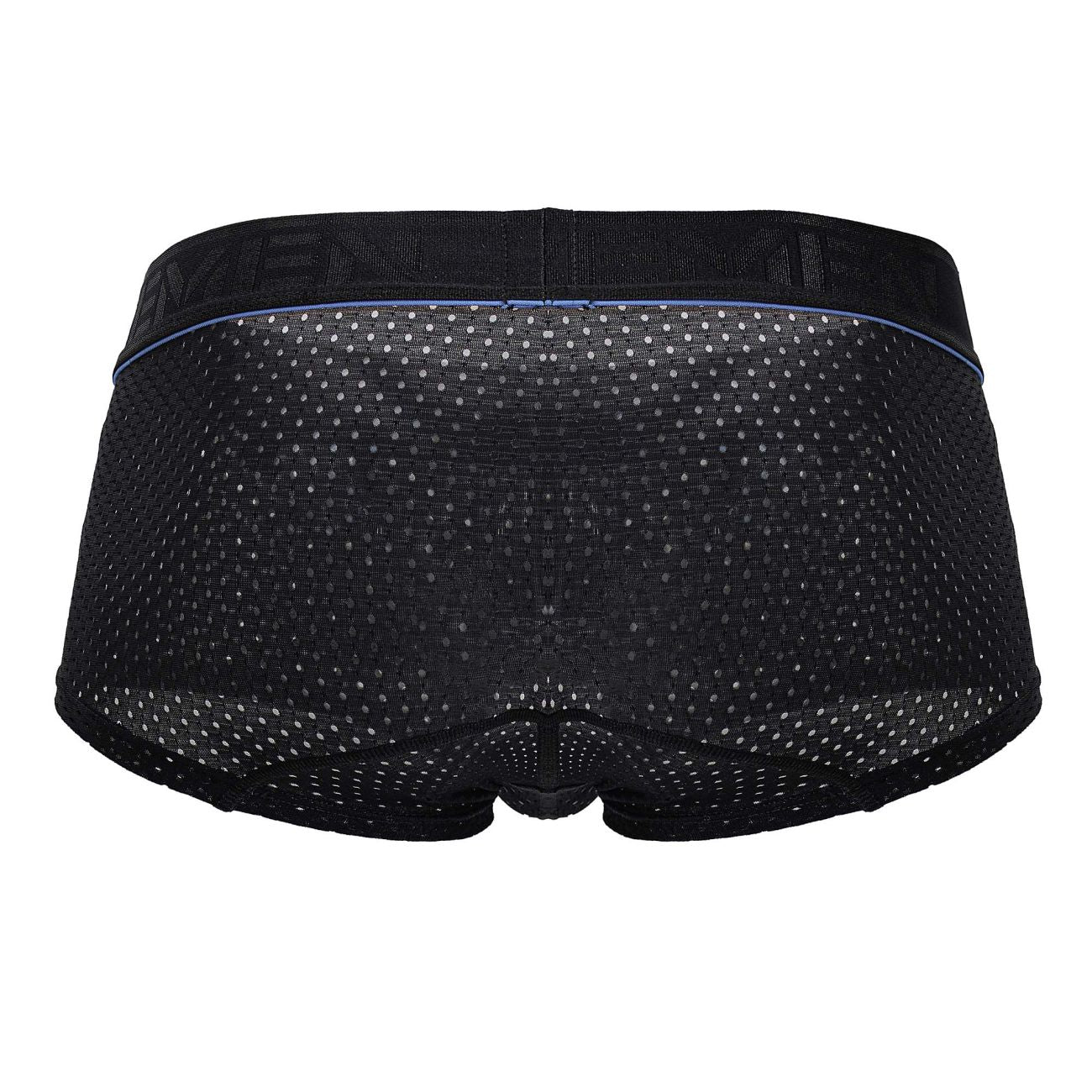 Black Xtremen microfiber trunk by CITYBOYZ★USA with a smooth fit and comfortable waistband, displayed on a white background.