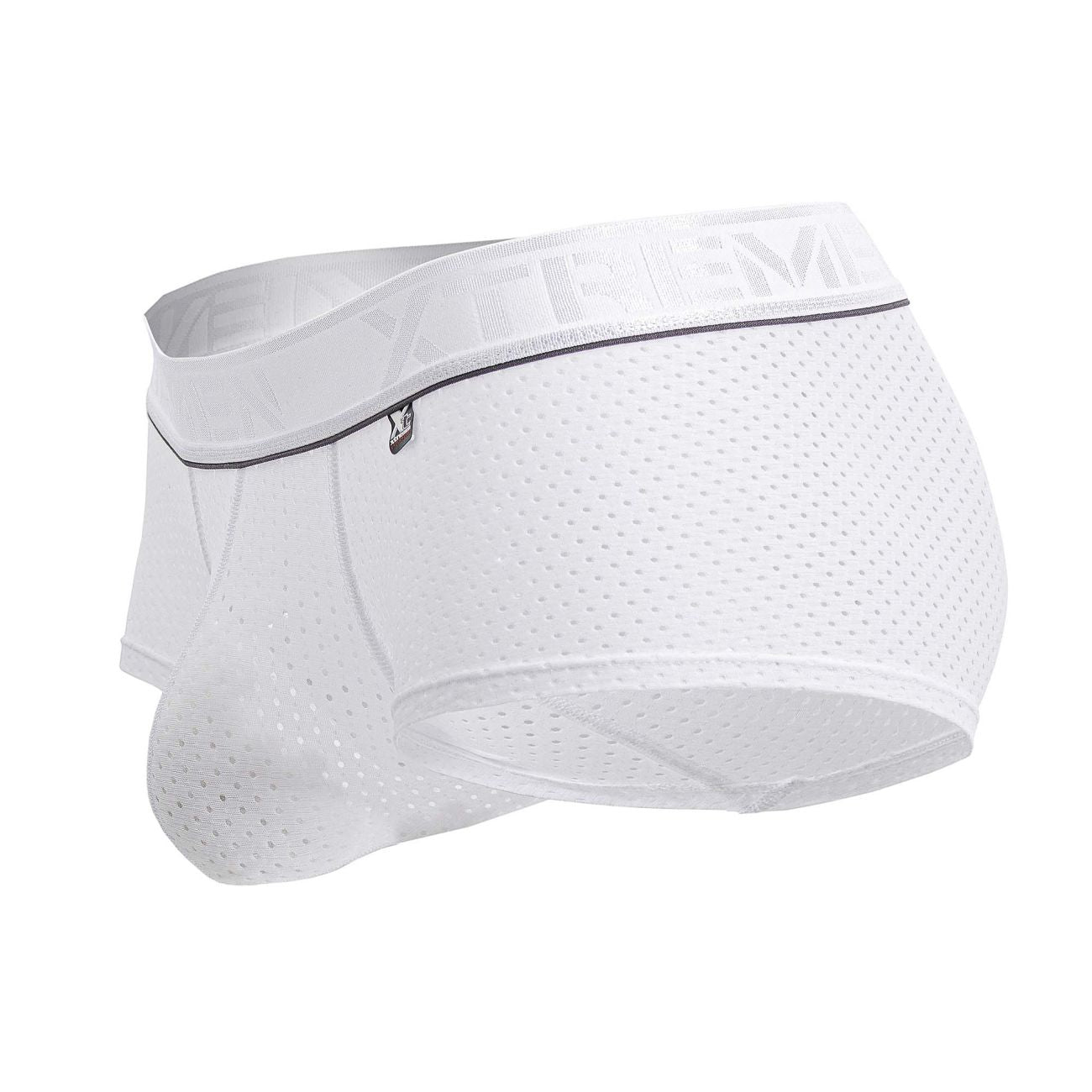 White Xtremen Microfiber Trunk 91212B by CITYBOYZ USA, showcasing smooth fabric and comfortable fit.