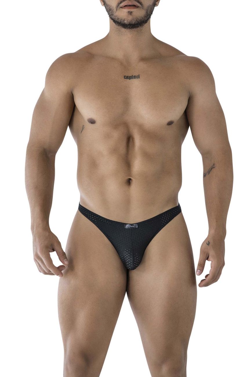 Black Xtremen microfiber bikini by CITYBOYZ★USA, featuring a stylish, comfortable design with smooth fabric and classic fit.