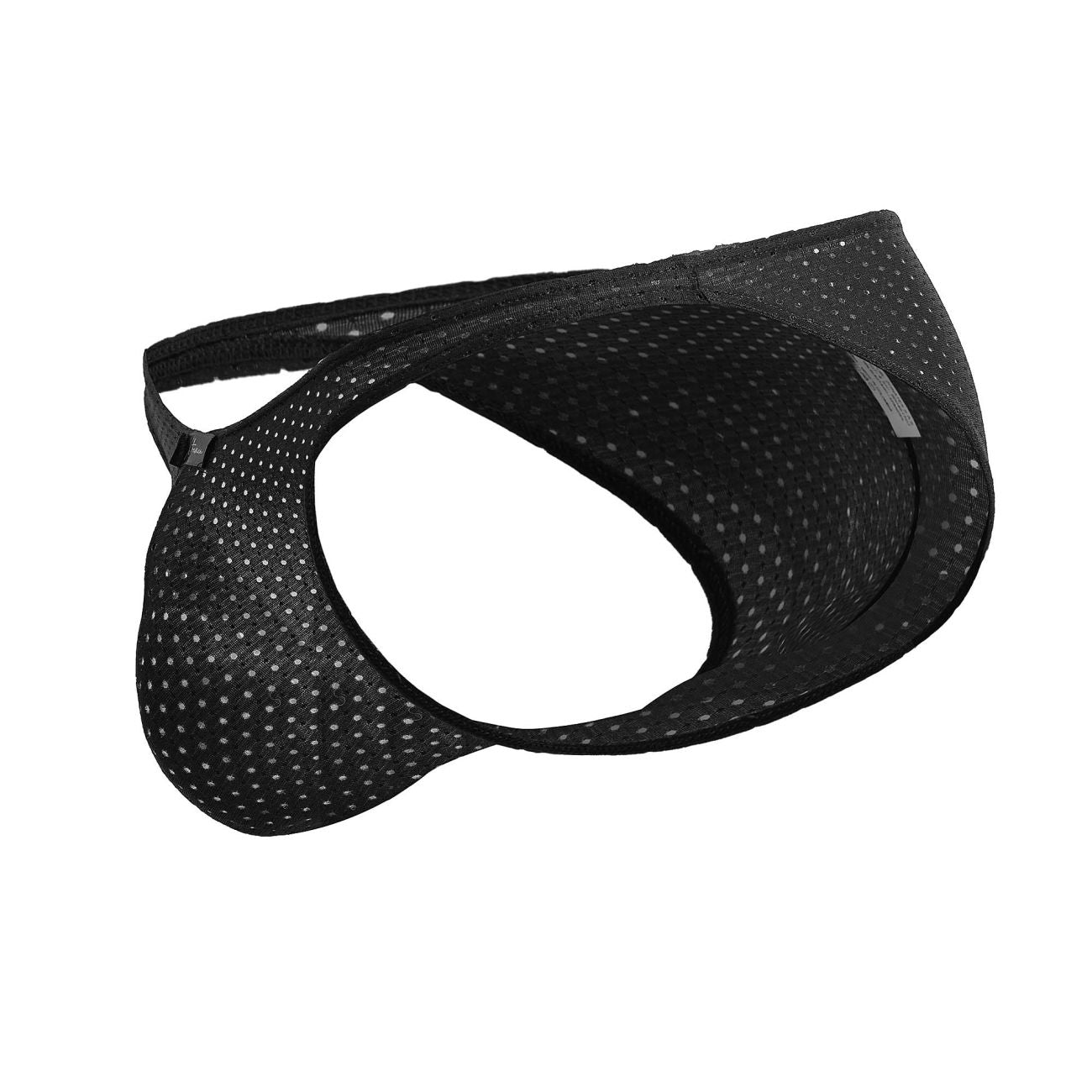 Black Xtremen Microfiber Bikini 91215B by CITYBOYZ USA featuring sleek fabric and stylish, comfortable design for beach or swimwear.