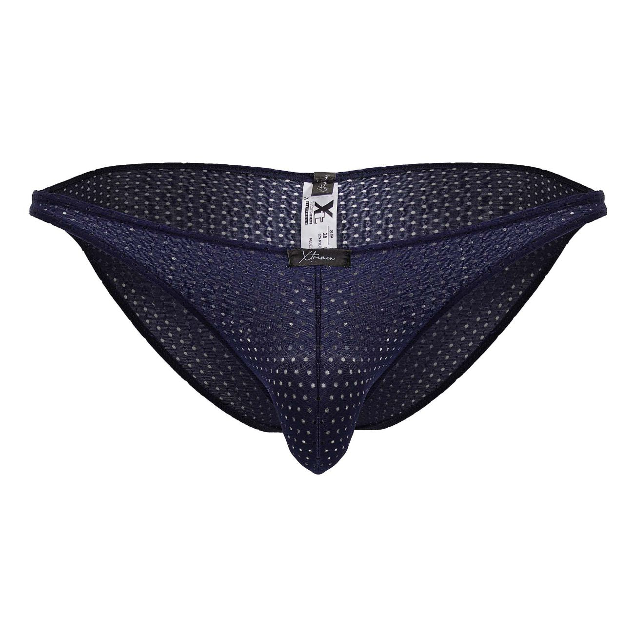Dark blue Xtremen microfiber bikini from CITYBOYZ★USA featuring a stylish, comfortable design with a sleek bikini top and matching bottom.