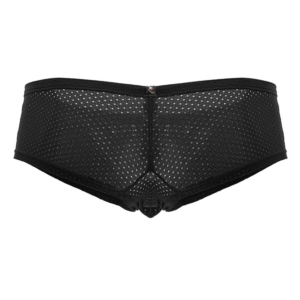 Black Xtremen microfiber trunk from CITYBOYZ★USA featuring a snug fit and smooth fabric for premium comfort.