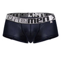 Navy Xtremen microfiber trunk by CITYBOYZ★USA displayed on a white background, showcasing comfortable men's underwear design.