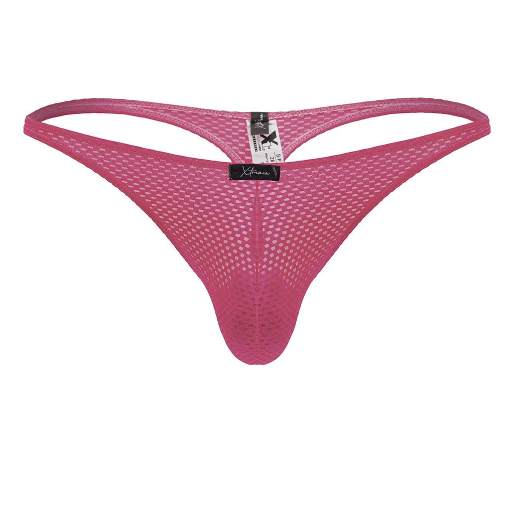 Fuchsia Xtremen microfiber men's thong by CITYBOYZ★USA, featuring a sleek fit and minimal design.