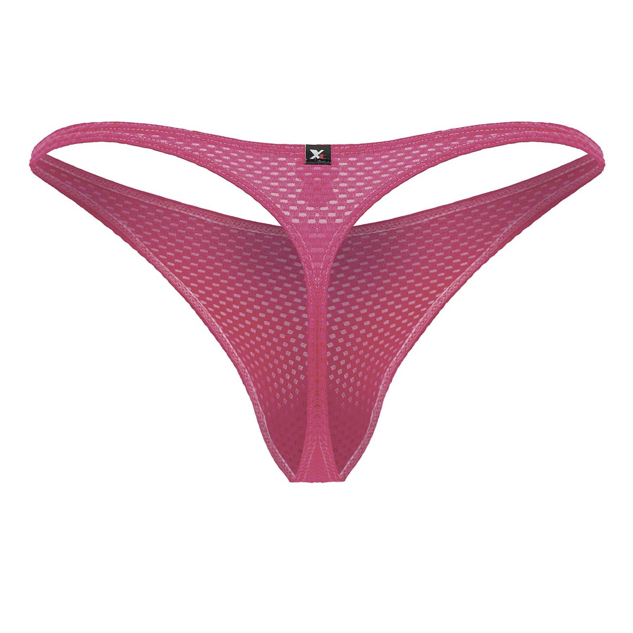 Fuchsia Xtremen men's microfiber thong by CITYBOYZ★USA, featuring a sleek, minimal design with thin side straps and a comfortable fit.
