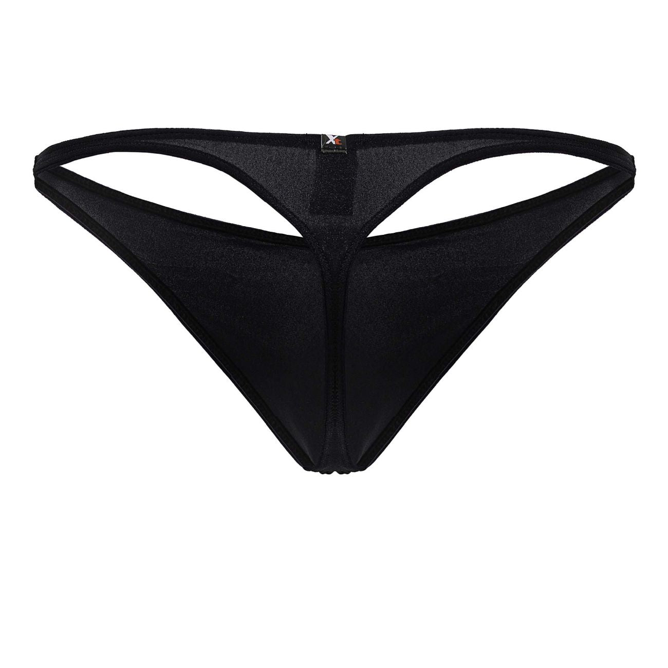 Black Xtremen microfiber thong by CITYBOYZ★USA featuring smooth fabric and minimal coverage, displayed on a mannequin.