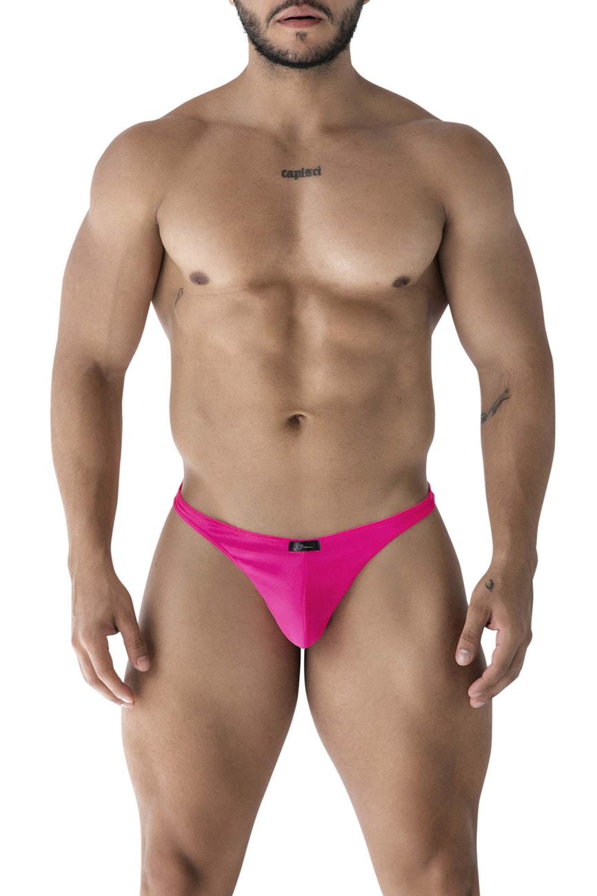 Fuchsia Xtremen Microfiber Thong 91232 by CITYBOYZ USA, showcasing smooth microfiber fabric and minimal design.