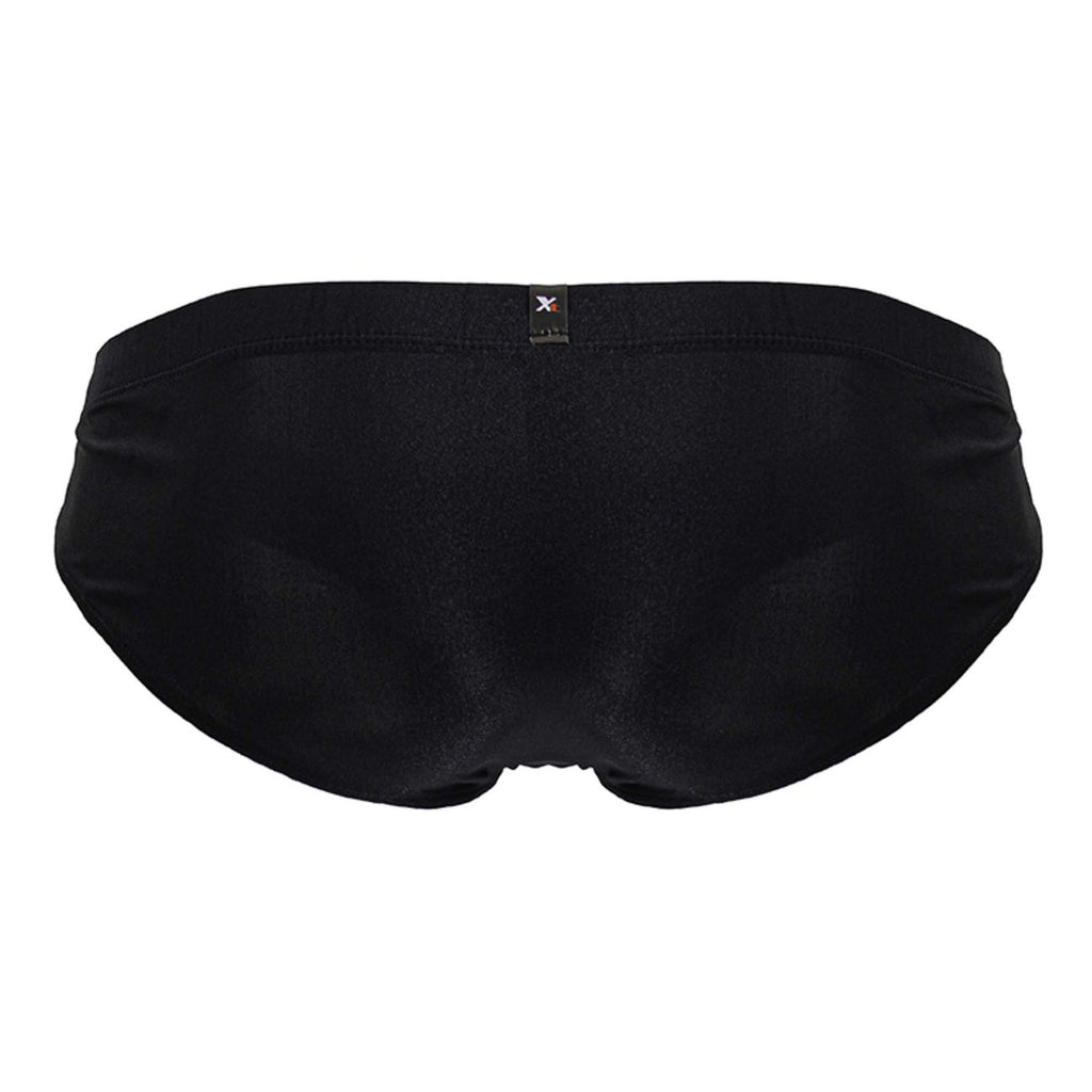 Black Xtremen microfiber briefs by CITYBOYZ USA featuring a snug fit and smooth fabric for comfortable everyday wear.