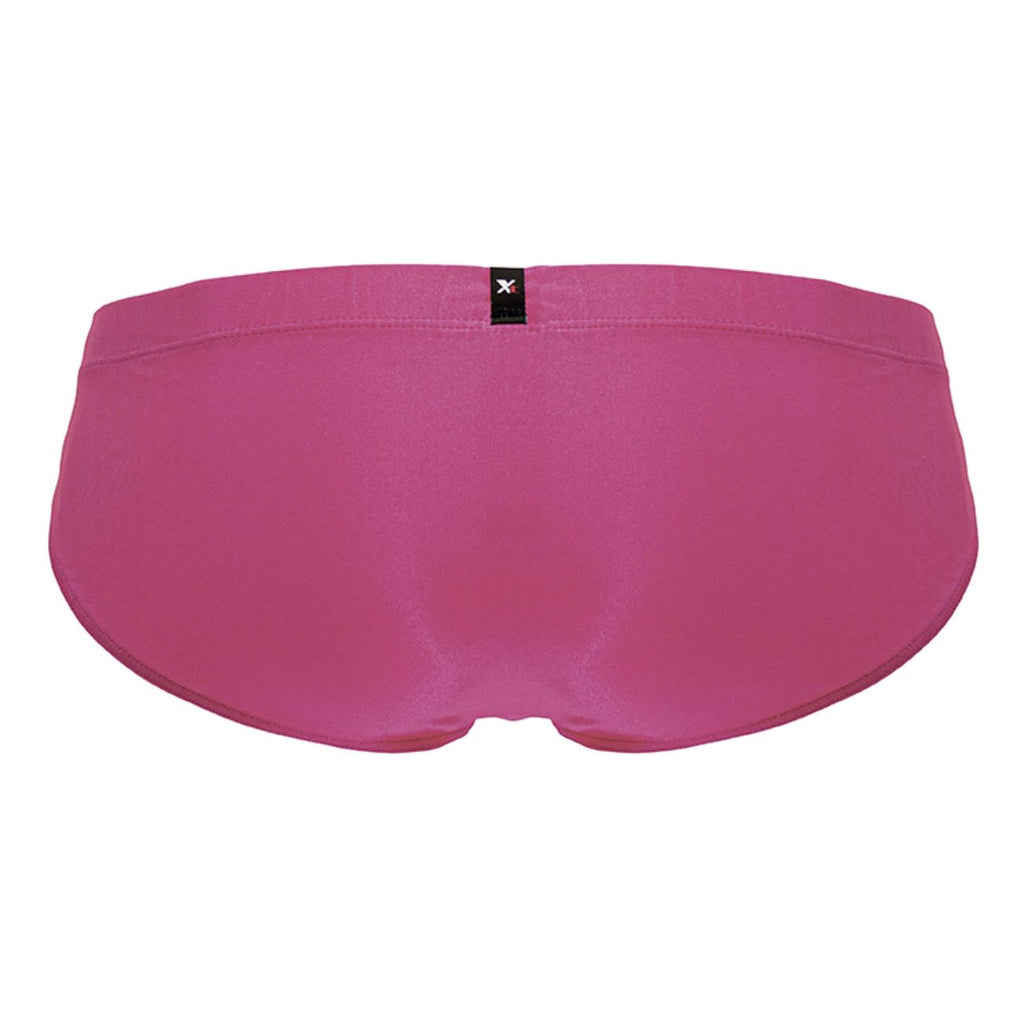Fuchsia Xtremen microfiber brief by CITYBOYZ USA featuring smooth, fitted fabric with a comfortable waistband and sleek design.