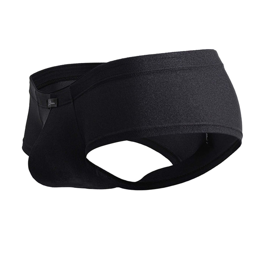 Black Xtremen microfiber brief by CITYBOYZ★USA, shown with smooth fabric and classic brief fit.