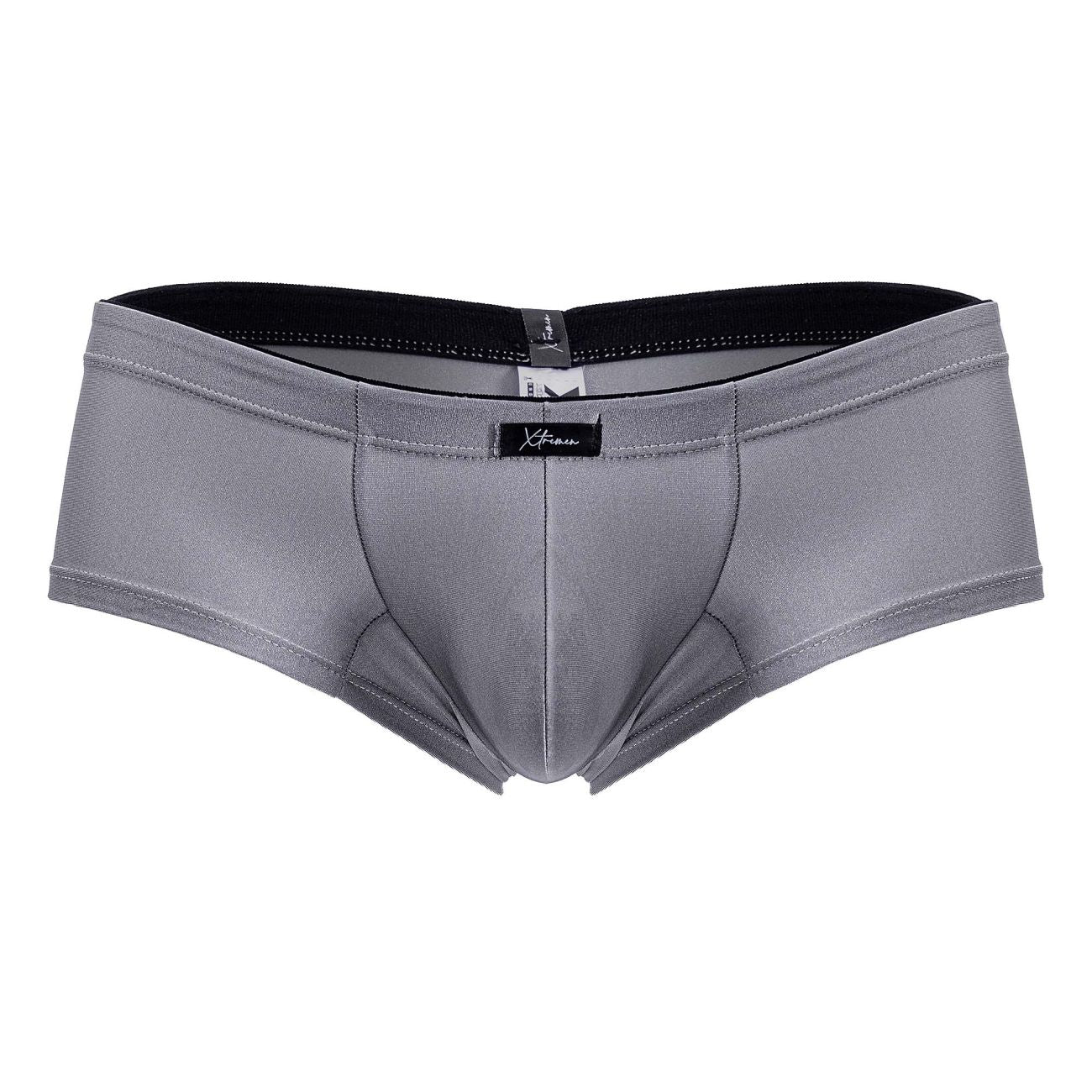 Gray Xtremen microfiber brief by CITYBOYZ USA, featuring a snug fit and smooth fabric for comfortable everyday wear.