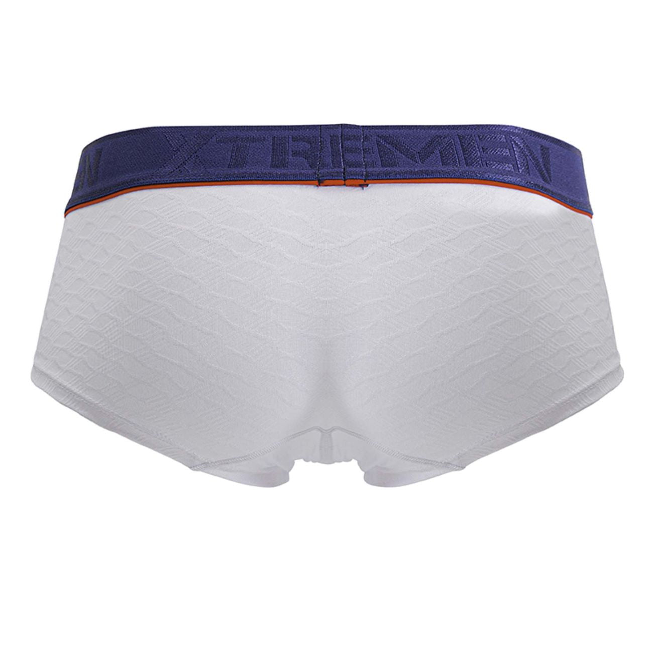 White Xtremen microfiber trunk by CITYBOYZ★USA with smooth fabric and comfortable fit, displayed on a neutral background.