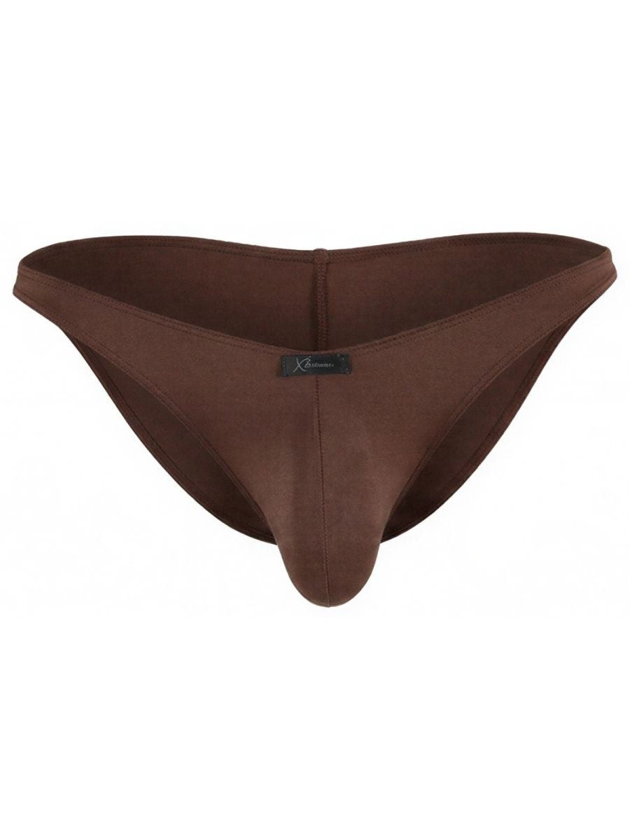 Chocolate Xtremen Microfiber Bikini Underwear by CITYBOYZUSA, featuring smooth fabric and classic bikini cut.