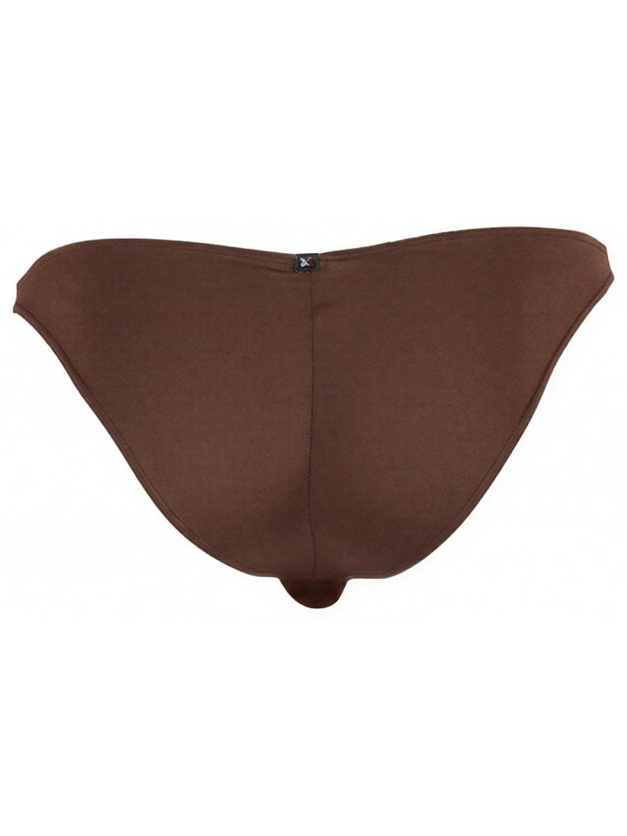 Chocolate Xtremen Microfiber Bikini Underwear by CITYBOYZ USA featuring smooth microfiber fabric and a comfortable fit.