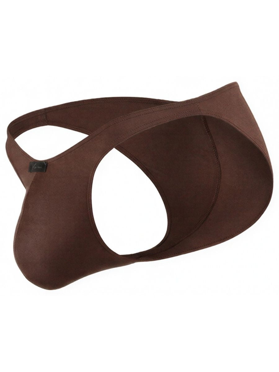 Chocolate Xtremen Microfiber Bikini Underwear by CITYBOYZ★USA, showing smooth microfiber fabric and bikini style fit.