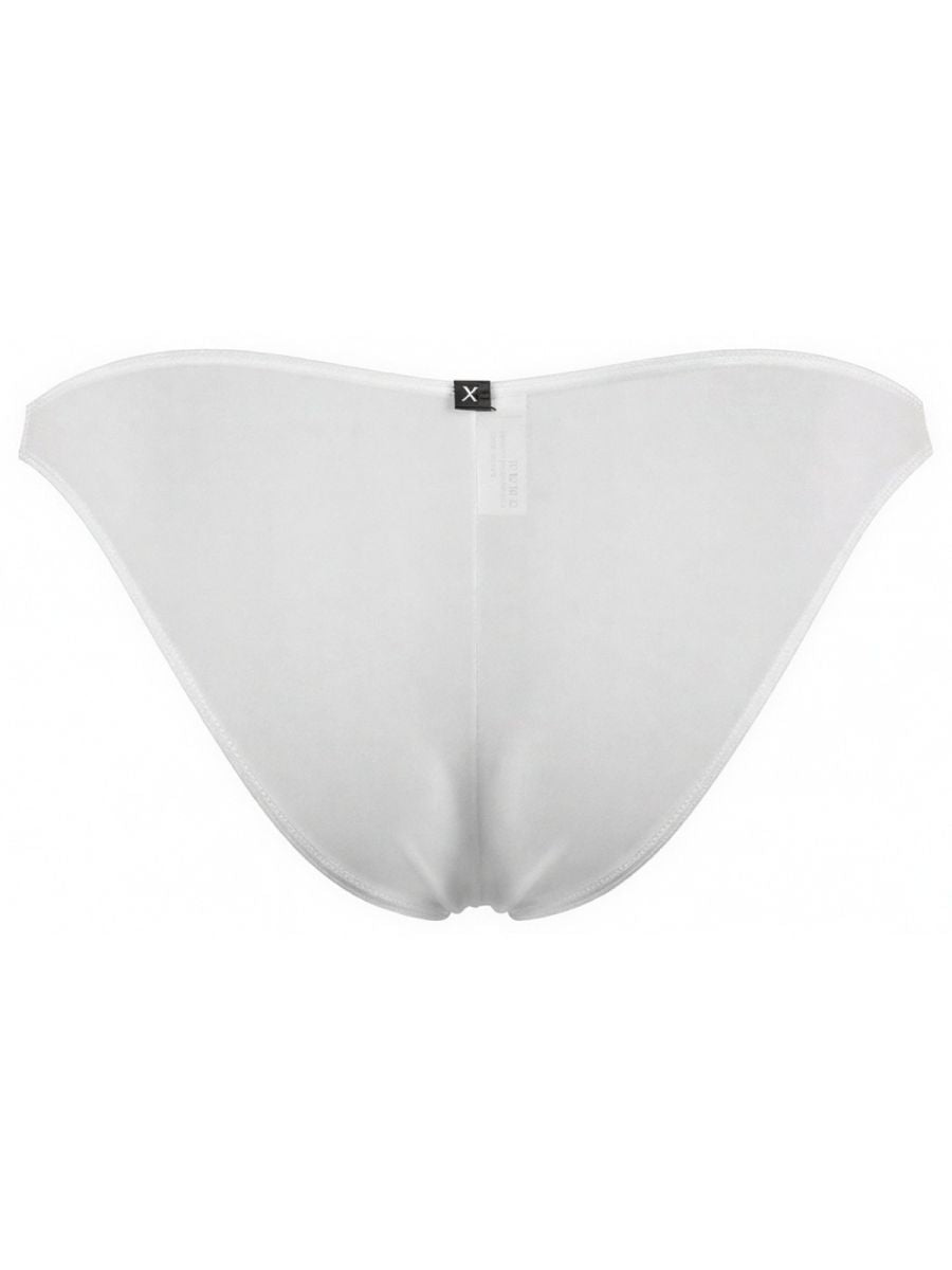 White Xtremen Microfiber Bikini Underwear by CITYBOYZ★USA, showcasing smooth microfiber fabric and classic bikini fit.