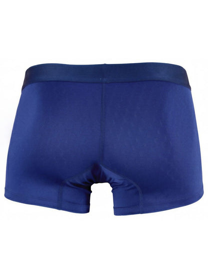 Dark blue Xtremen microfiber boxer briefs by CITYBOYZ★USA, showing the snug fit and smooth fabric texture.