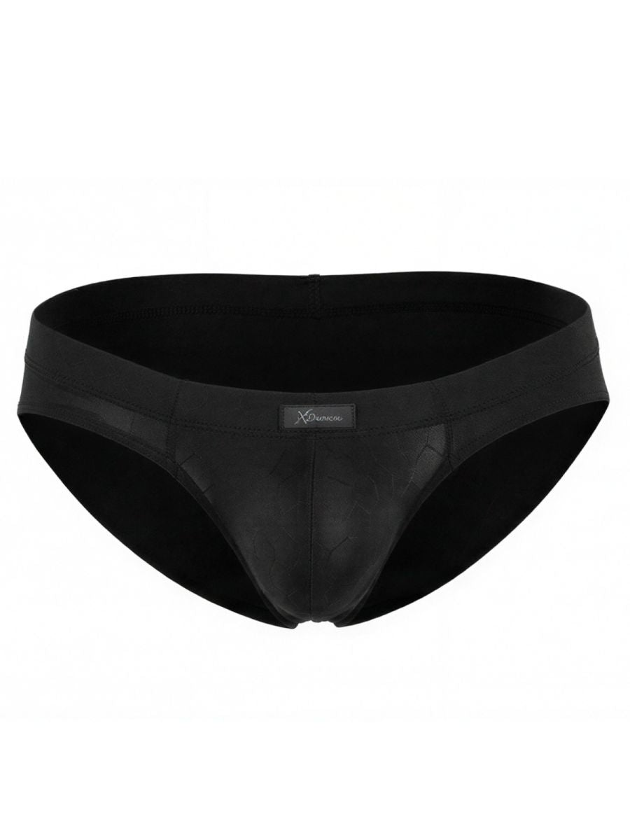 Black Xtremen microfiber brief by CITYBOYZ★USA, with a snug fit and smooth fabric, designed for comfort and style.
