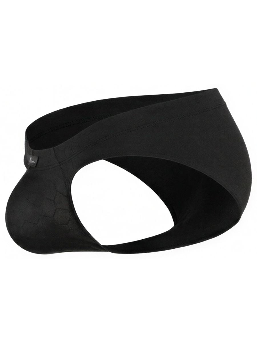 Black Xtremen microfiber brief by CITYBOYZ USA featuring a snug fit and smooth fabric for comfortable everyday wear.