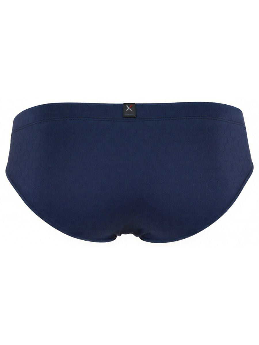 Dark blue Xtremen microfiber brief by CITYBOYZ USA, featuring a snug fit and smooth fabric for premium comfort.