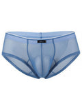 Blue Xtremen microfiber mesh briefs from CITYBOYZ★USA, showcasing the lightweight, breathable fabric and snug fit design.