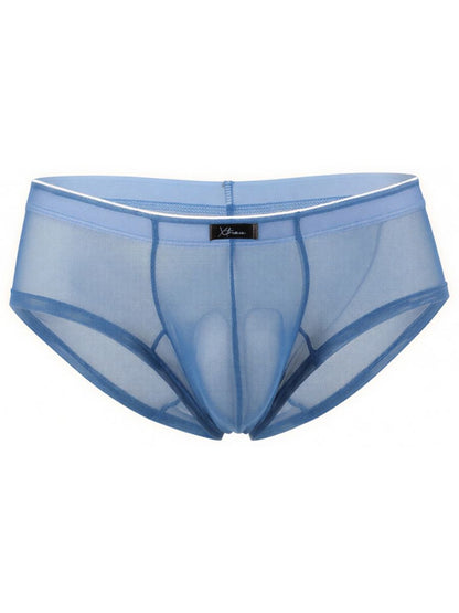 Blue Xtremen microfiber mesh brief by CITYBOYZ USA, showing smooth fabric and comfortable fit with elastic waistband.