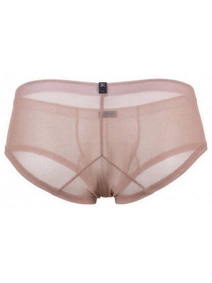 Brown Xtremen microfiber mesh brief by CITYBOYZ★USA featuring lightweight, breathable fabric and a snug fit for comfort.