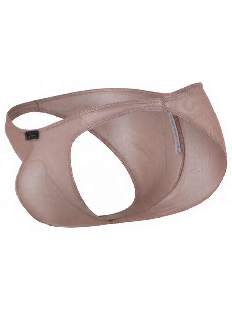 Brown Xtremen microfiber mesh bikini underwear by CITYBOYZ★USA, featuring a comfortable, breathable design with a sleek fit.