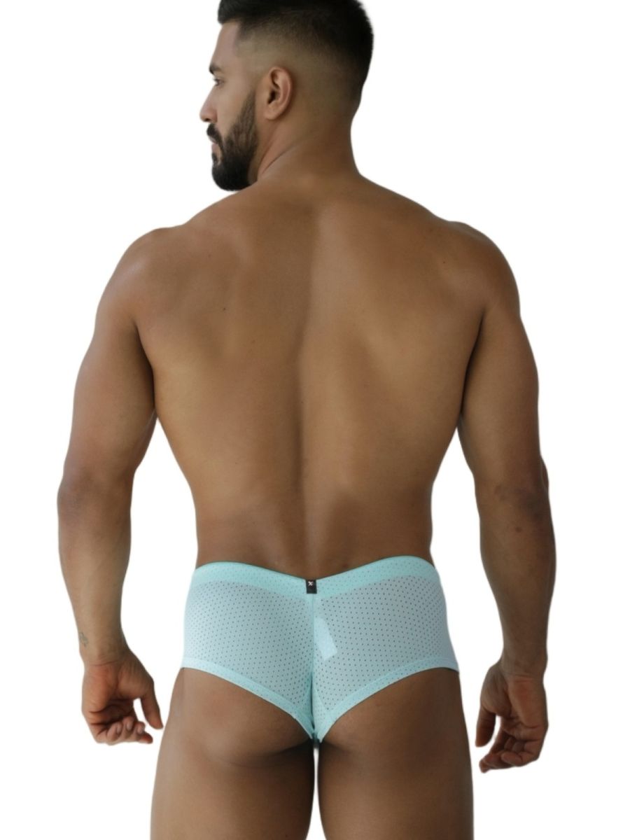 CityBoyz USA Xtremen microfiber mesh brief in seawater color, featuring breathable design and comfortable fit.