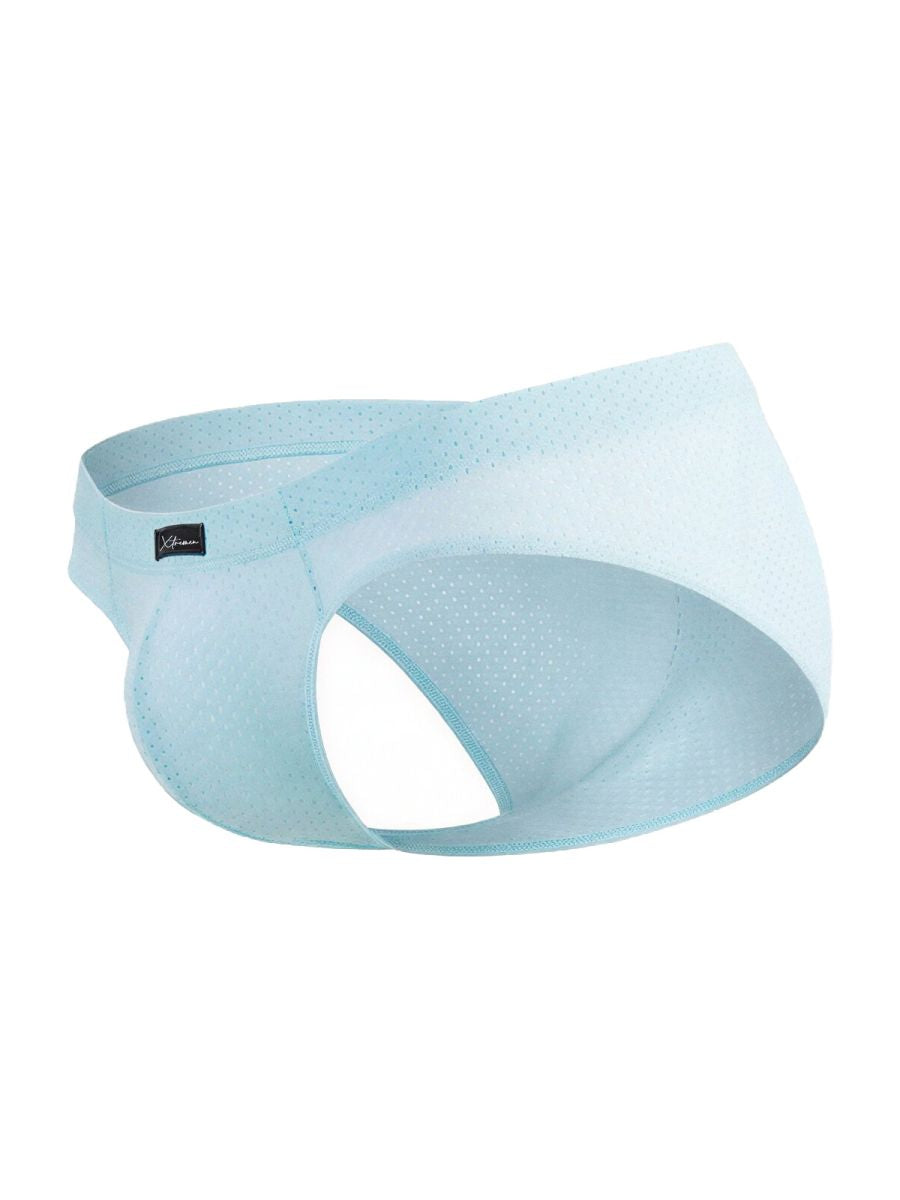 CityBOYZ USA Xtremen microfiber mesh brief in seawater color, featuring breathable, lightweight fabric and snug fit for comfort.